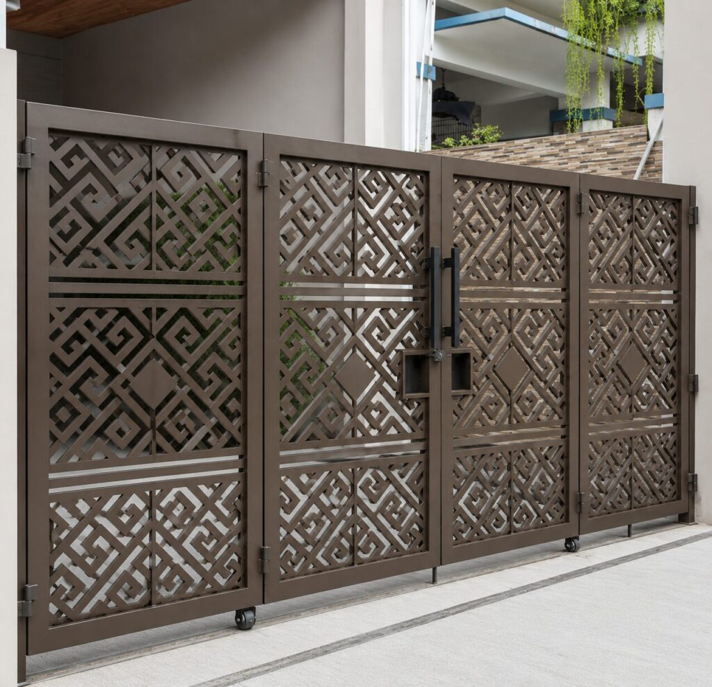 powder coating pagar besi