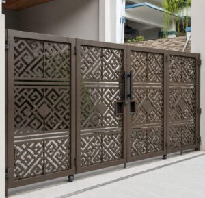 powder coating pagar besi